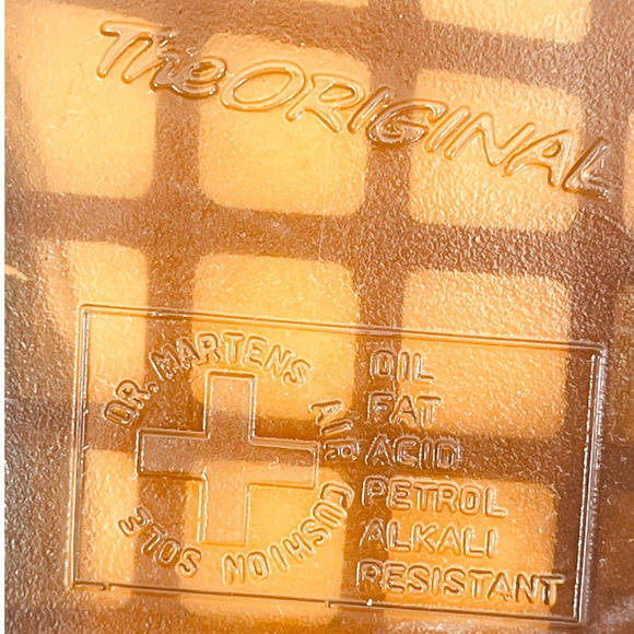 Dr. Martens NEW 1461 Carrara Leather Oxford Shoes in Saddle Tan Men's Size 8 - Picture 13 of 16